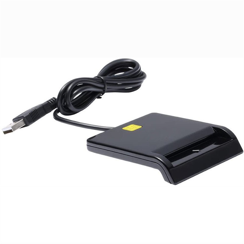 USB Smart Card Reader DNIE ATM CAC IC ID SIM Card Reader for Windows Linux