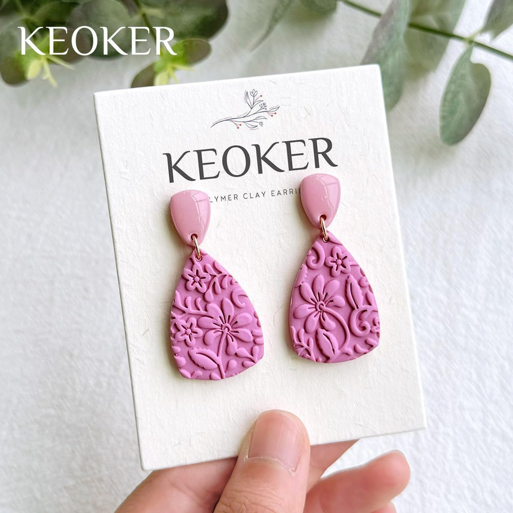 Polymer Clay Texture Roller, Polymer Clay Roller for Making Earrings, like Polym