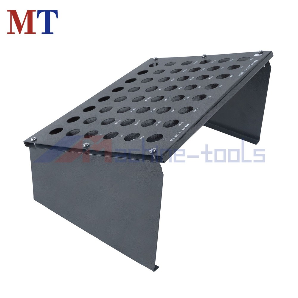 Durable R8 Collet Storage System - 48 Position Rack 0.98" Hole Size