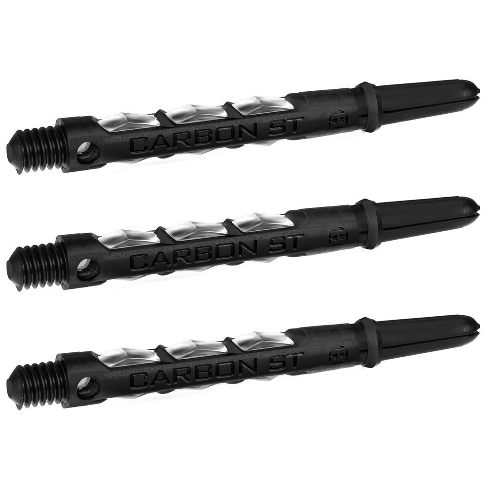 Harrows Carbon ST Medium Dart Shaft - Black / Clear