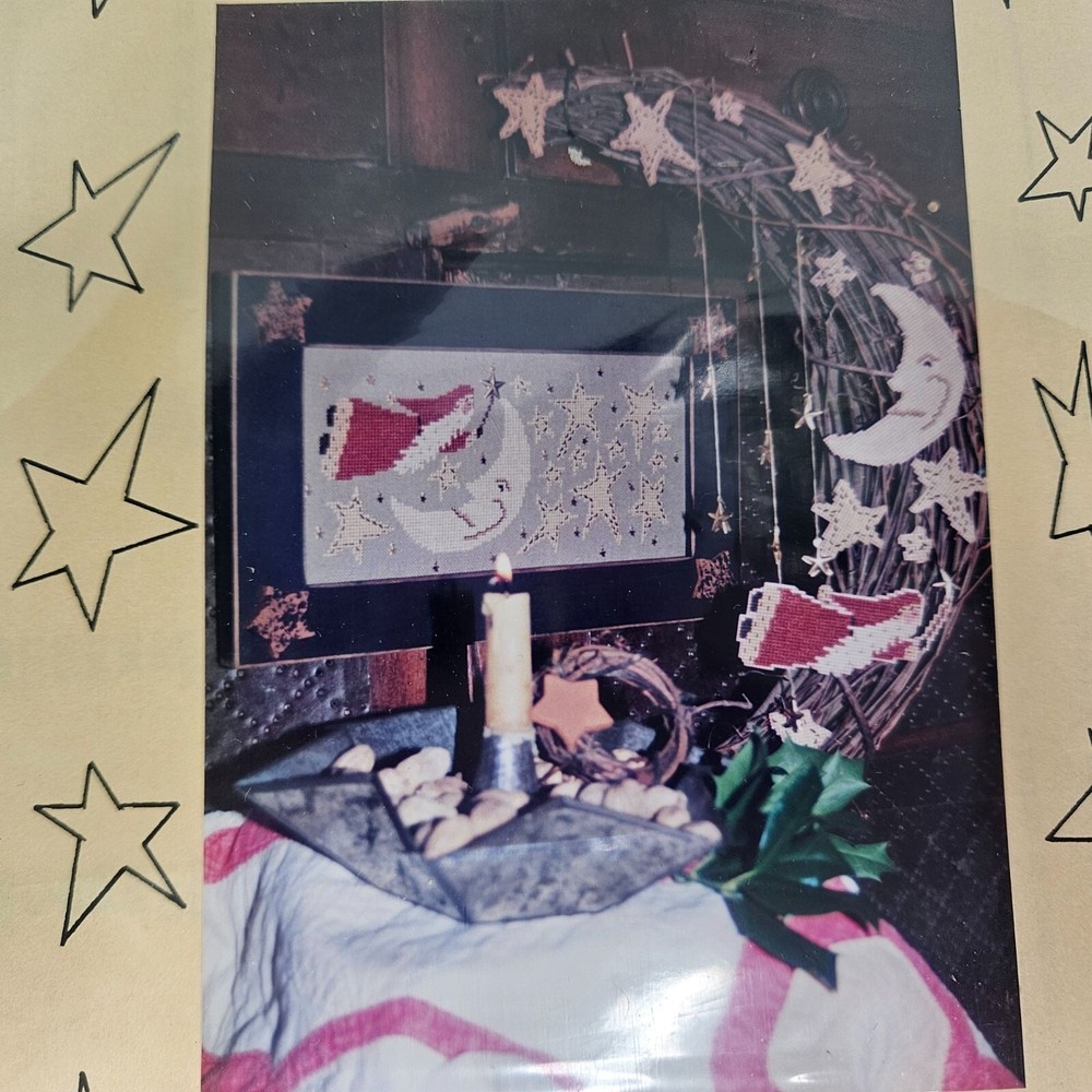 Homespun Elegance Umber Star Frame and Celestial Christmas Paper Makings Pattern