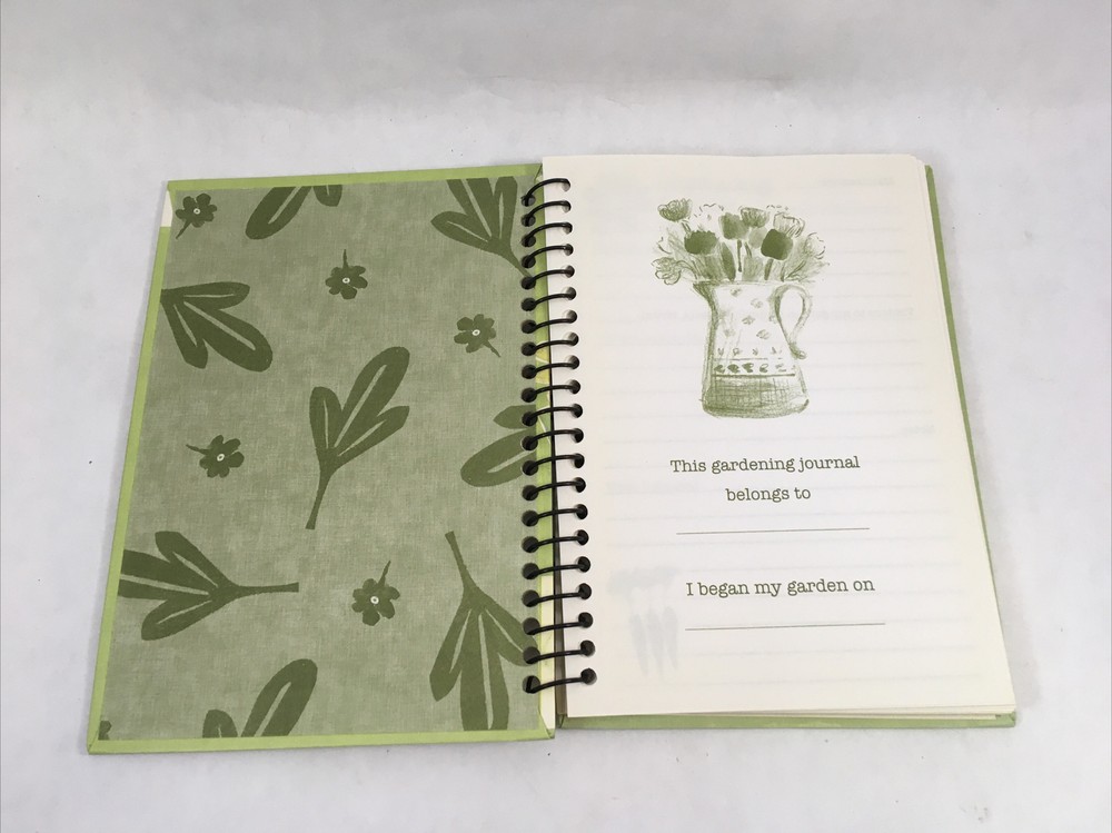 Garden Journal Coil Bound 50 Page Gardening Tracker Notebook Studio 18