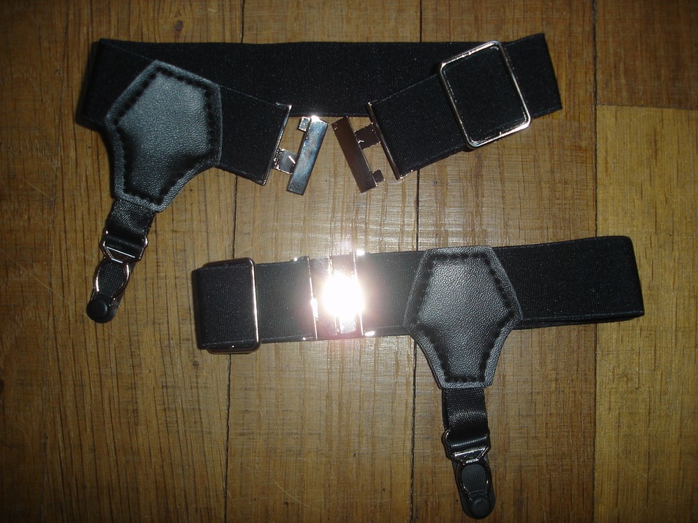 Men's Garters Fixed Garter Socks - Socks Black NEOFAN