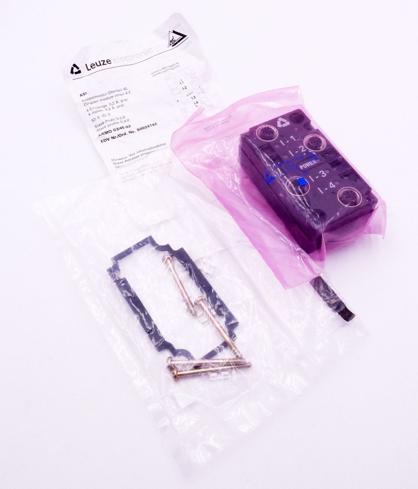 Leuze AKMO 03/4E-02 50024742 coupling module top -unused-