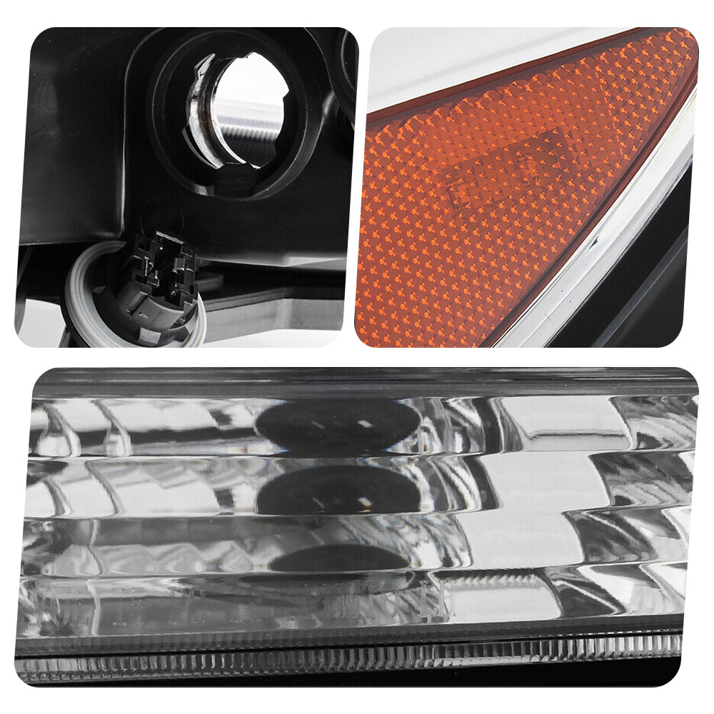 Headlight For 2013-2015 Chevy Malibu LS 2016 Limited LS Halogen w/ Bulb Driver