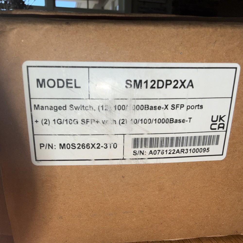 Lantronics Managed 12 Port SFP Switch