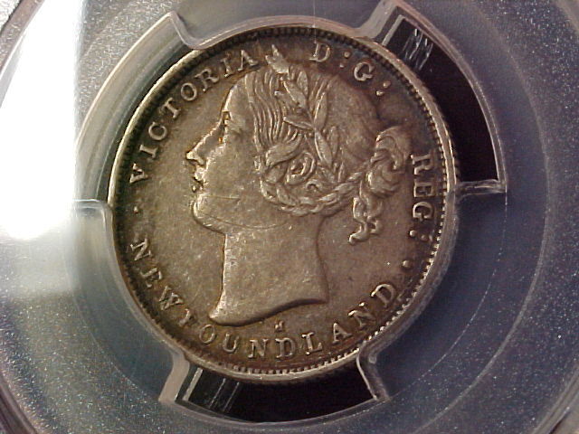 Newfoundland 1876-H Twenty Cent. PCGS XF-40