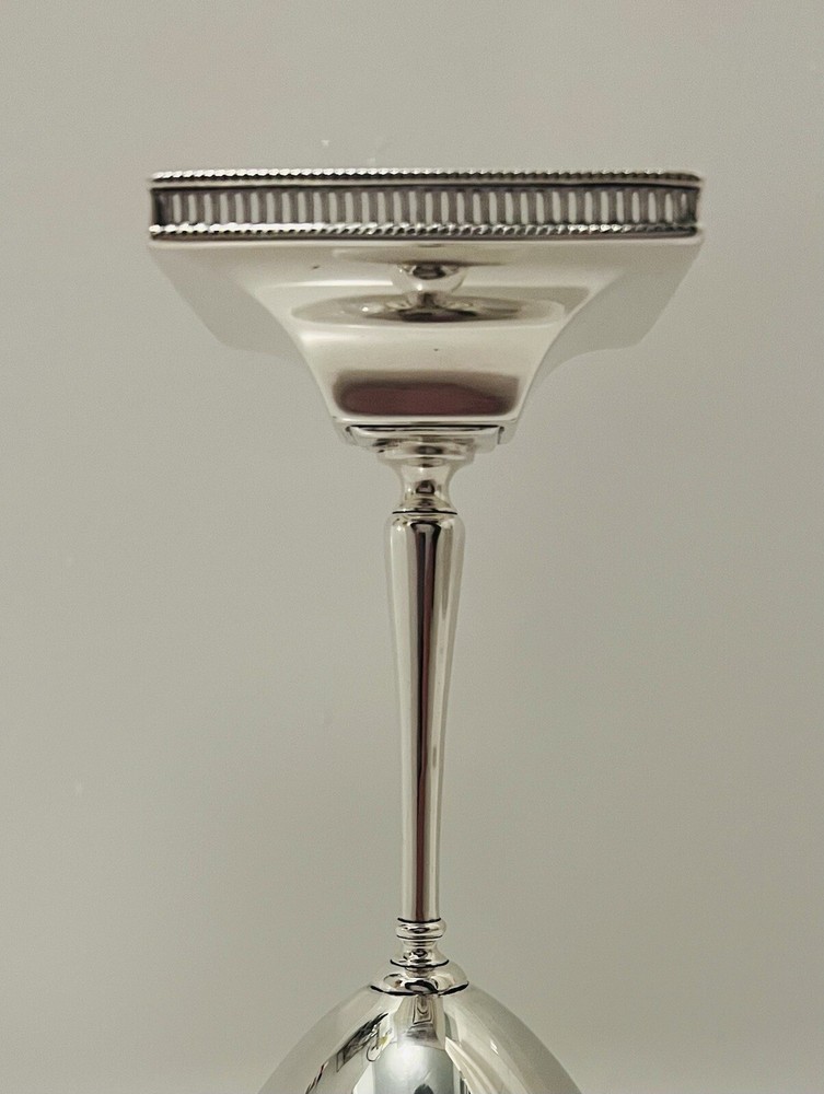 Antique Large Solid Silver Goblet Cup 19cm Tall Rare Design