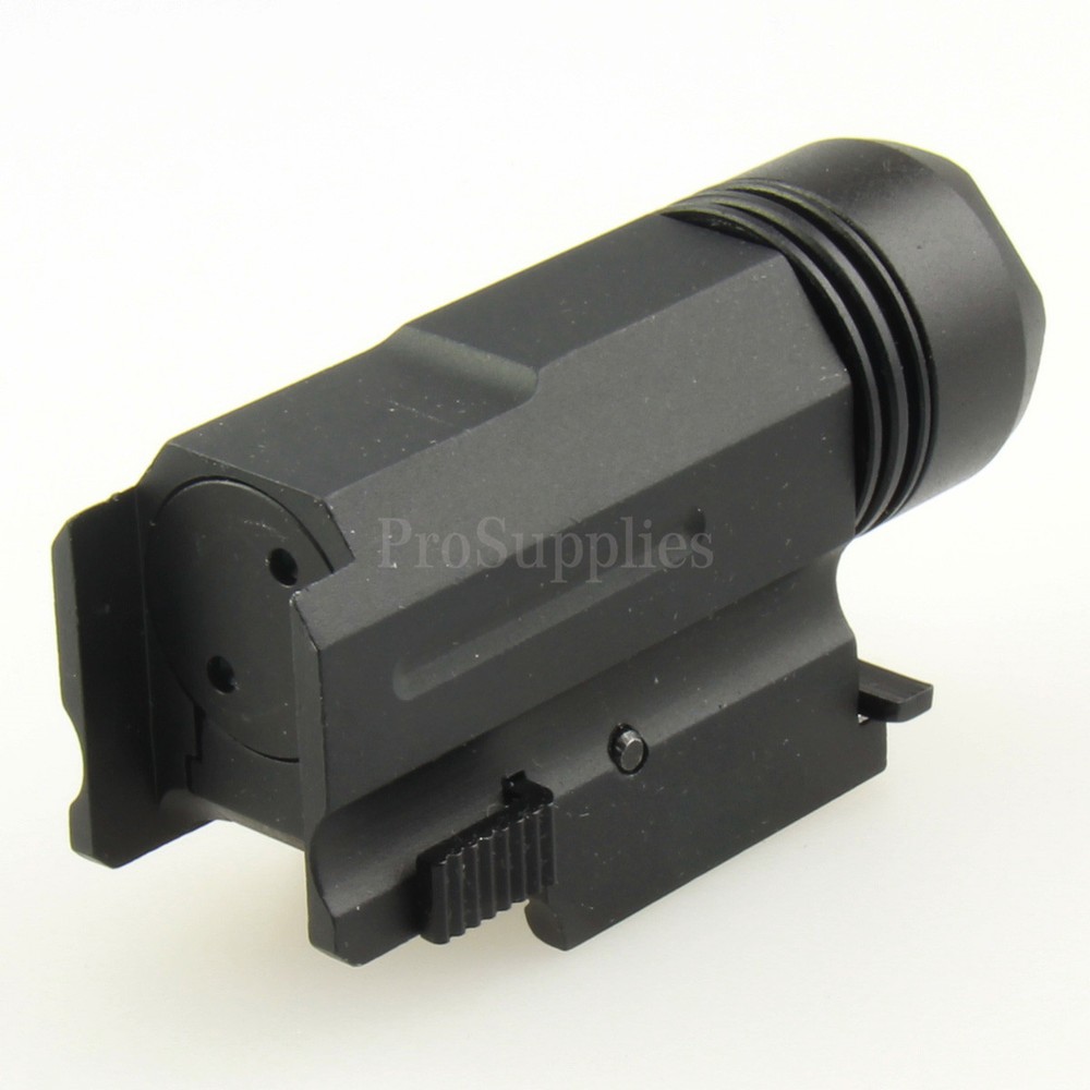 Tactical PST Flashlight 220lm CREE 5 LED 1W Light With 20mm Quick Release Mount