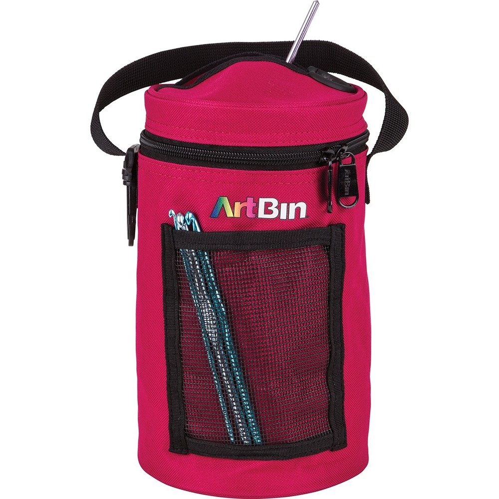 ArtBin 6831AG Mini Yarn Drum, Portable Knitting & Crochet 0, Raspberry