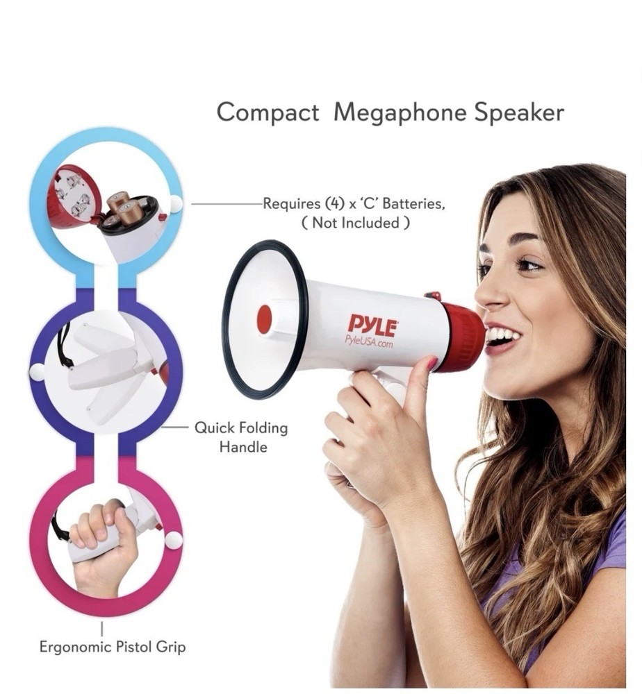 Pyle PMP20 20-Watt Megaphone/Bullhorn