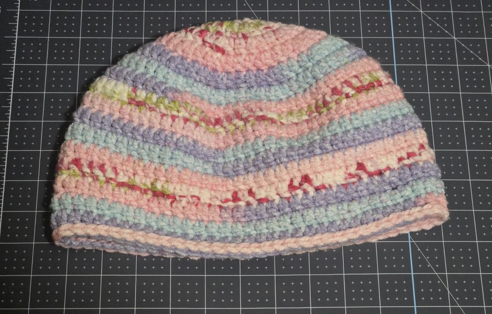 HANDMADE  CROCHET WINTER HAT  HYDRANGEA COLOR