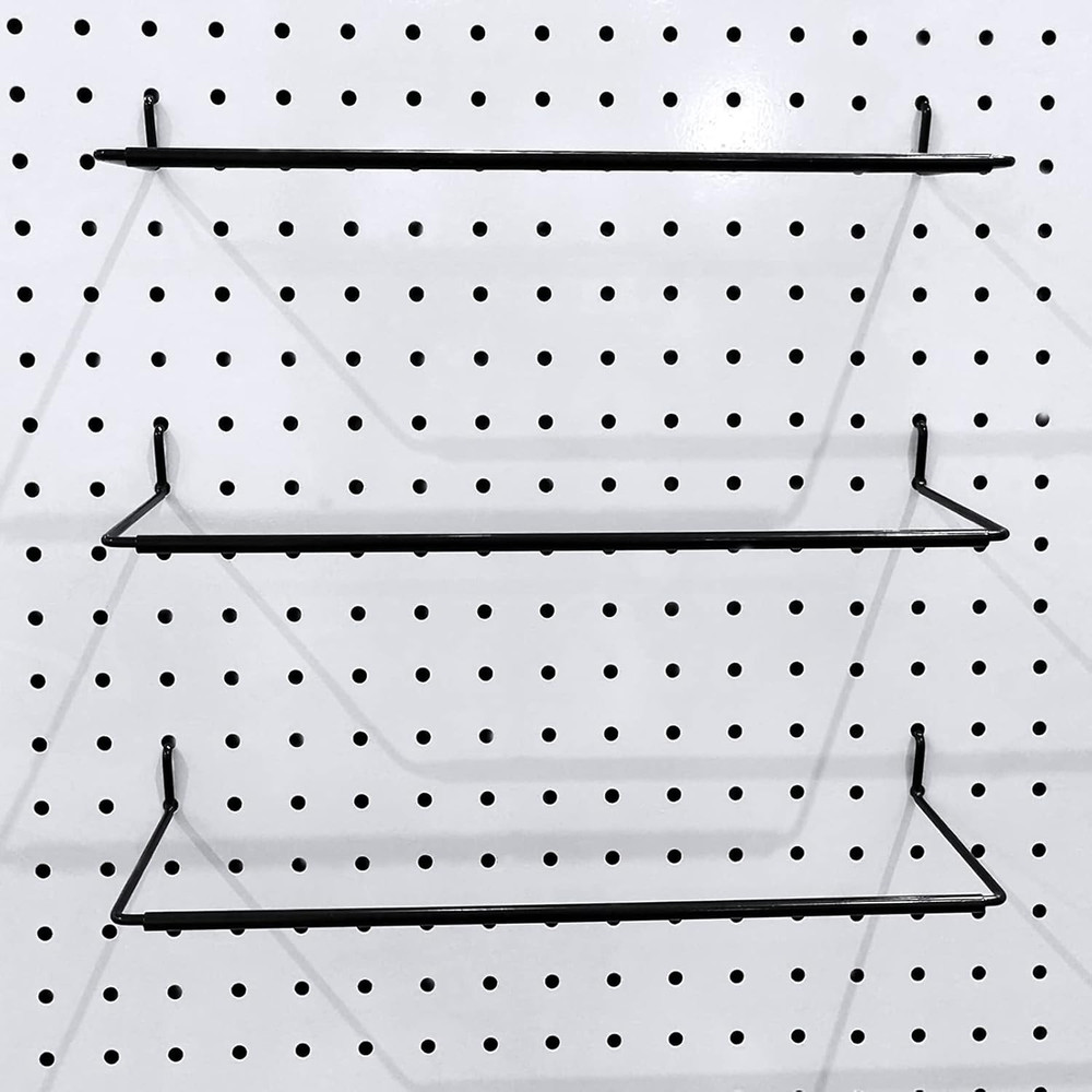 5 Pack Extendable Pegboard Paper Towel Holder,Pegboard Hook for Workshop,Garage,