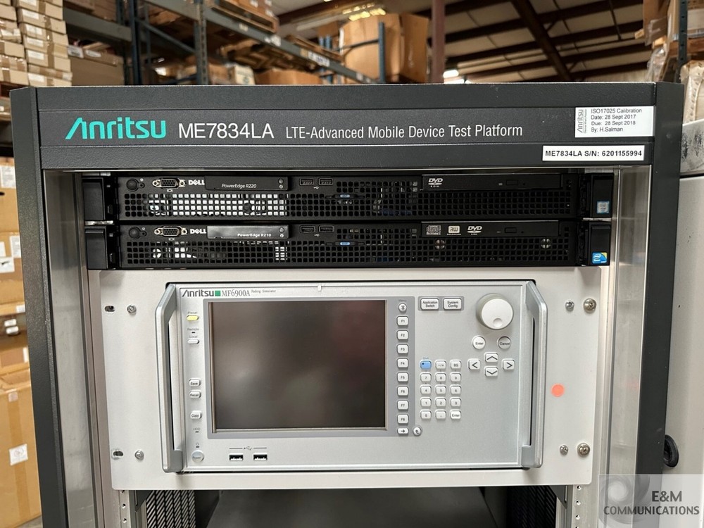 MF6900A ANRITSU FADING SIMULATOR ME7834LA ADV MOBILE DEVICE TEST PLATFORM