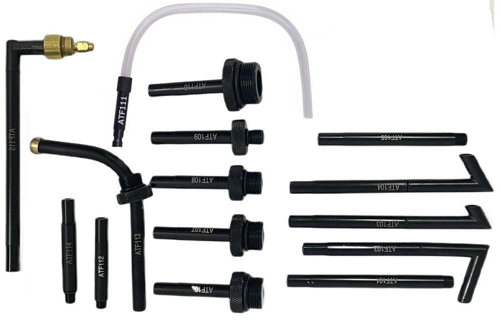 15PCS ATF AUTOMATIC TRANSMISSION FILLING ADAPTER KIT WITH CASE