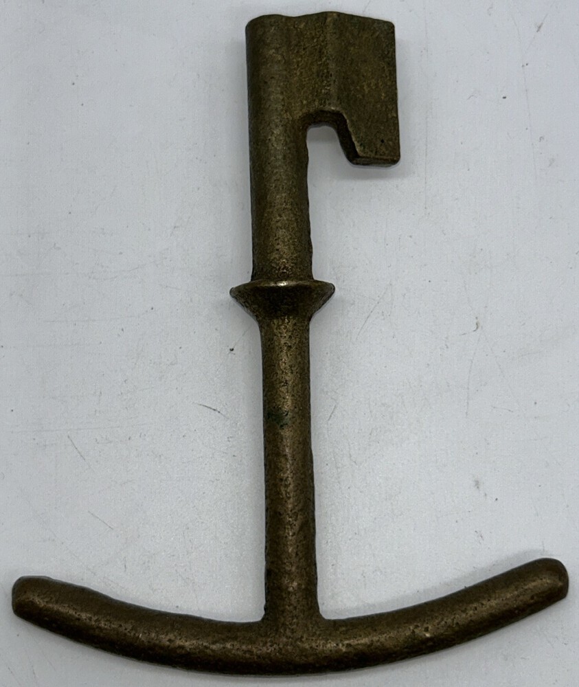 Water Meter Box Lid Key  5.5” Length, Brass Made