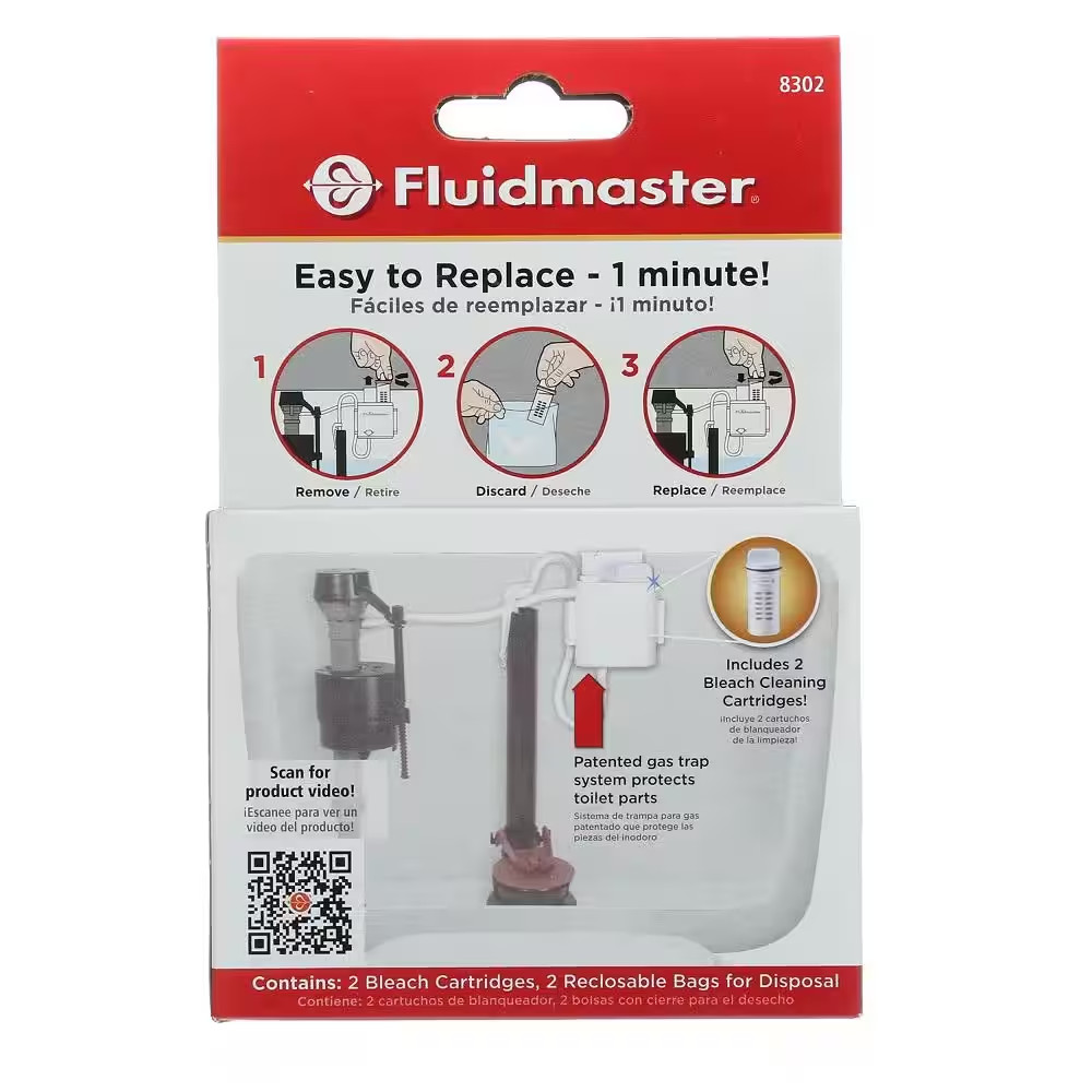 Flush 'N Sparkle Automatic Toilet Cleaning System Bleach Refills (2-Pack)