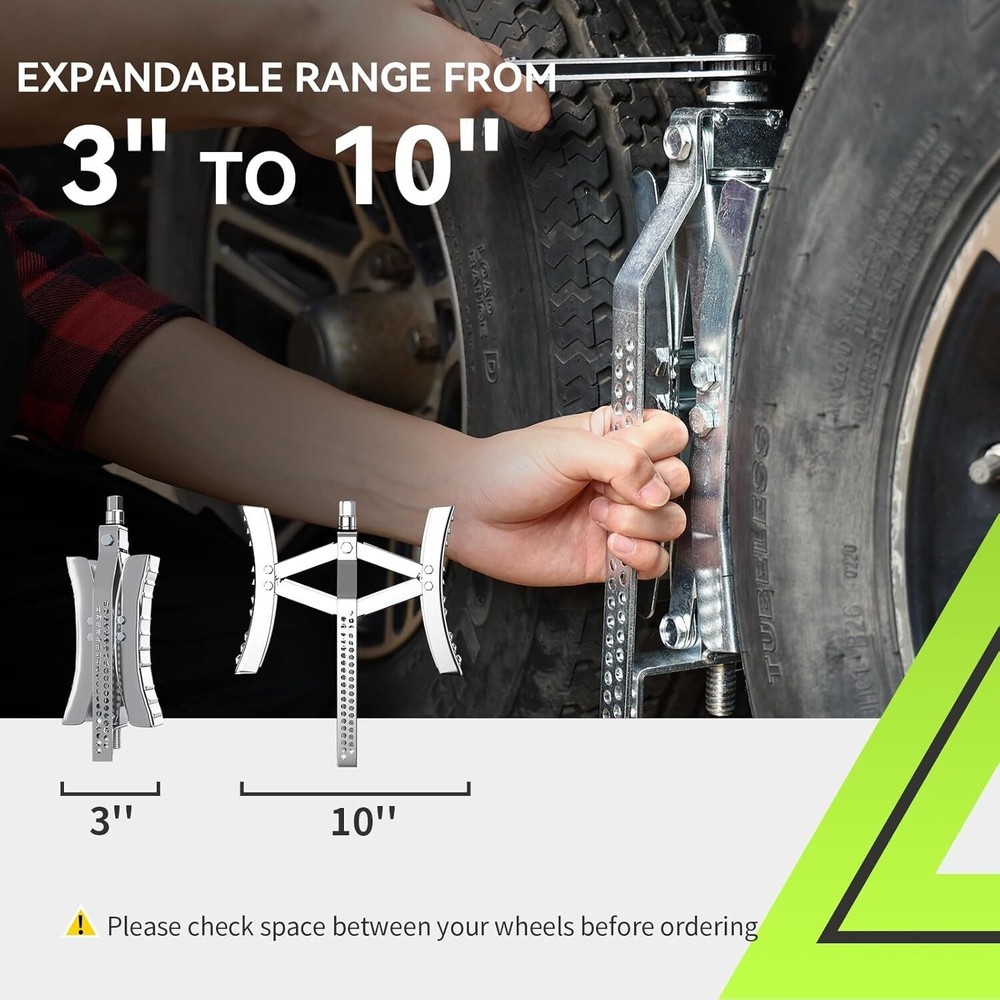 RV Camper Wheel Chock Stabilizer Scissor X Chocks Wheel Stabilizer 2 Pack Silver