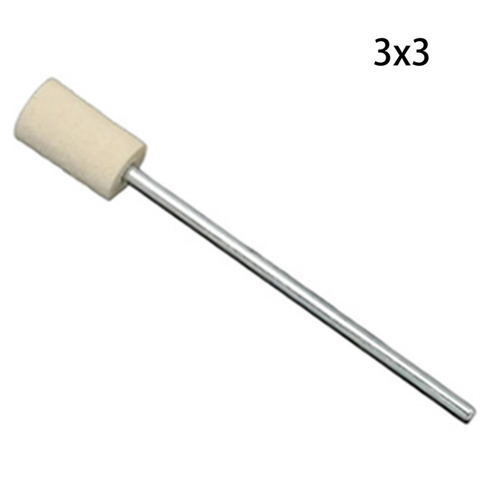 7pcs Wool Grinding Wheel Kit with 65mm Handle for Effective Rotary Tool Use