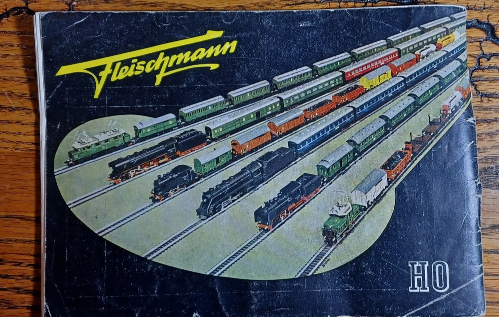 1954 Fleischmann HO Model Railroad Catalog - German Language