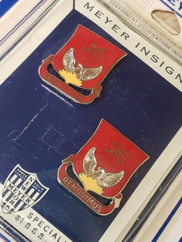 US Army 80th Ordnance Unit Crest DUI (Sealed)