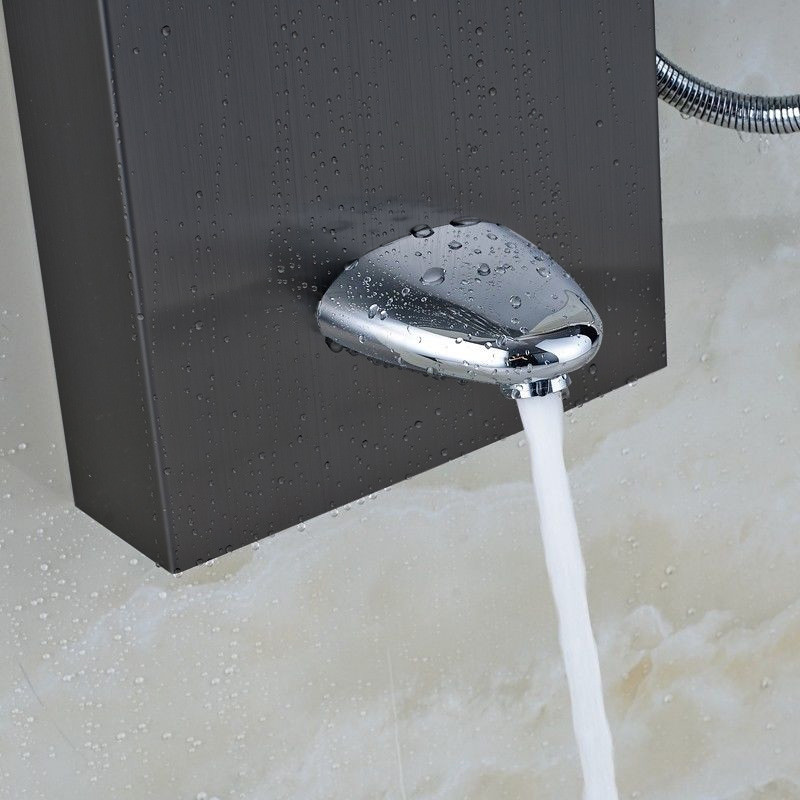 Waterfall Rain Shower Column Massage Jets Sprayer Shower Panel Hand Shower
