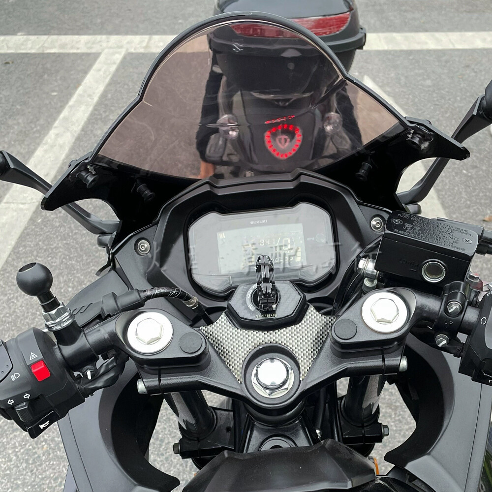 Double Bubble Motorcycle Windshields Windscreen Smoked For 2017 - 2024 GSXR1000
