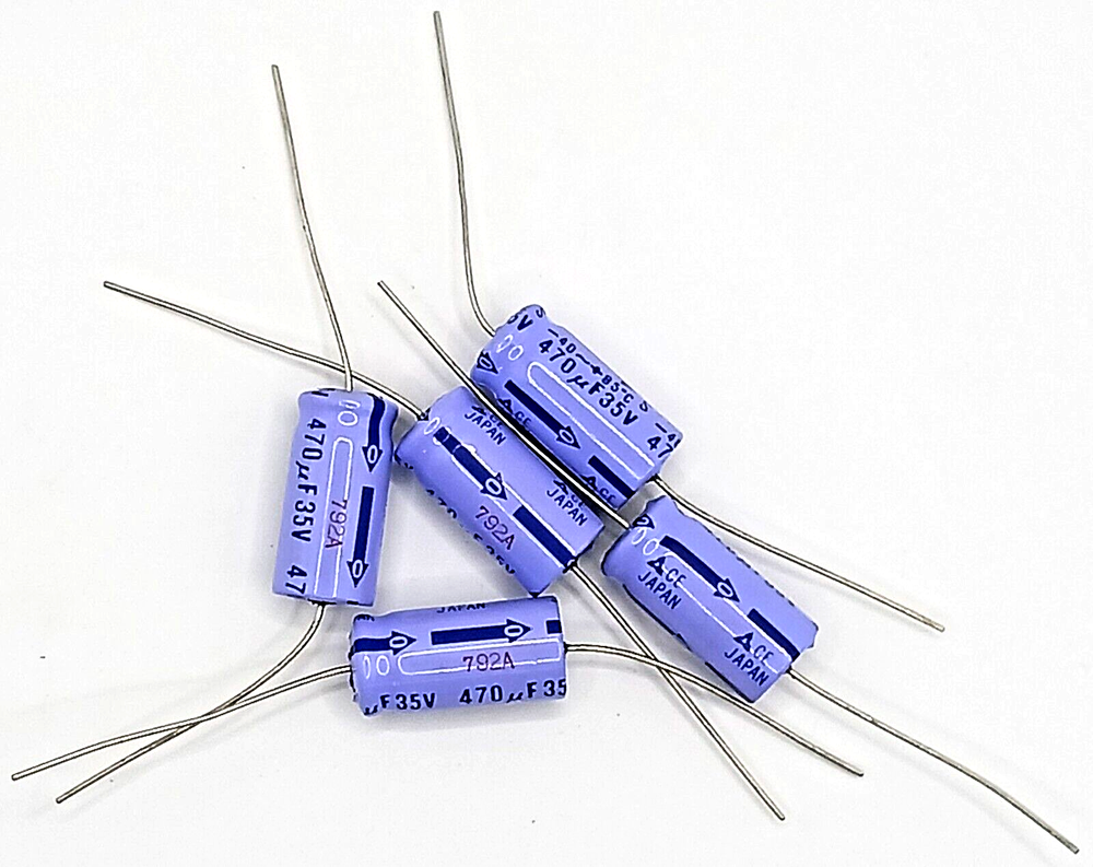 ACE Capacitors 470uF 35V 792A 5pc Lot