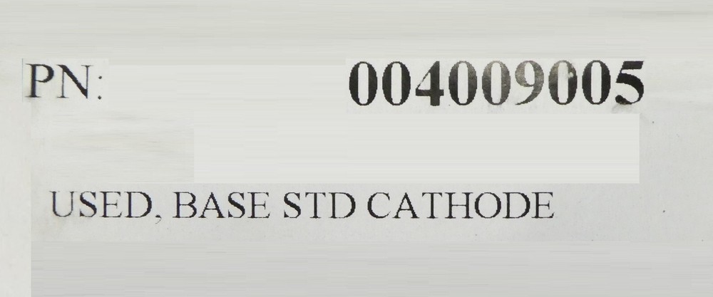 AMAT Applied Materials 0040-09005 Base STD Cathode Precision P5000 Spare Surplus