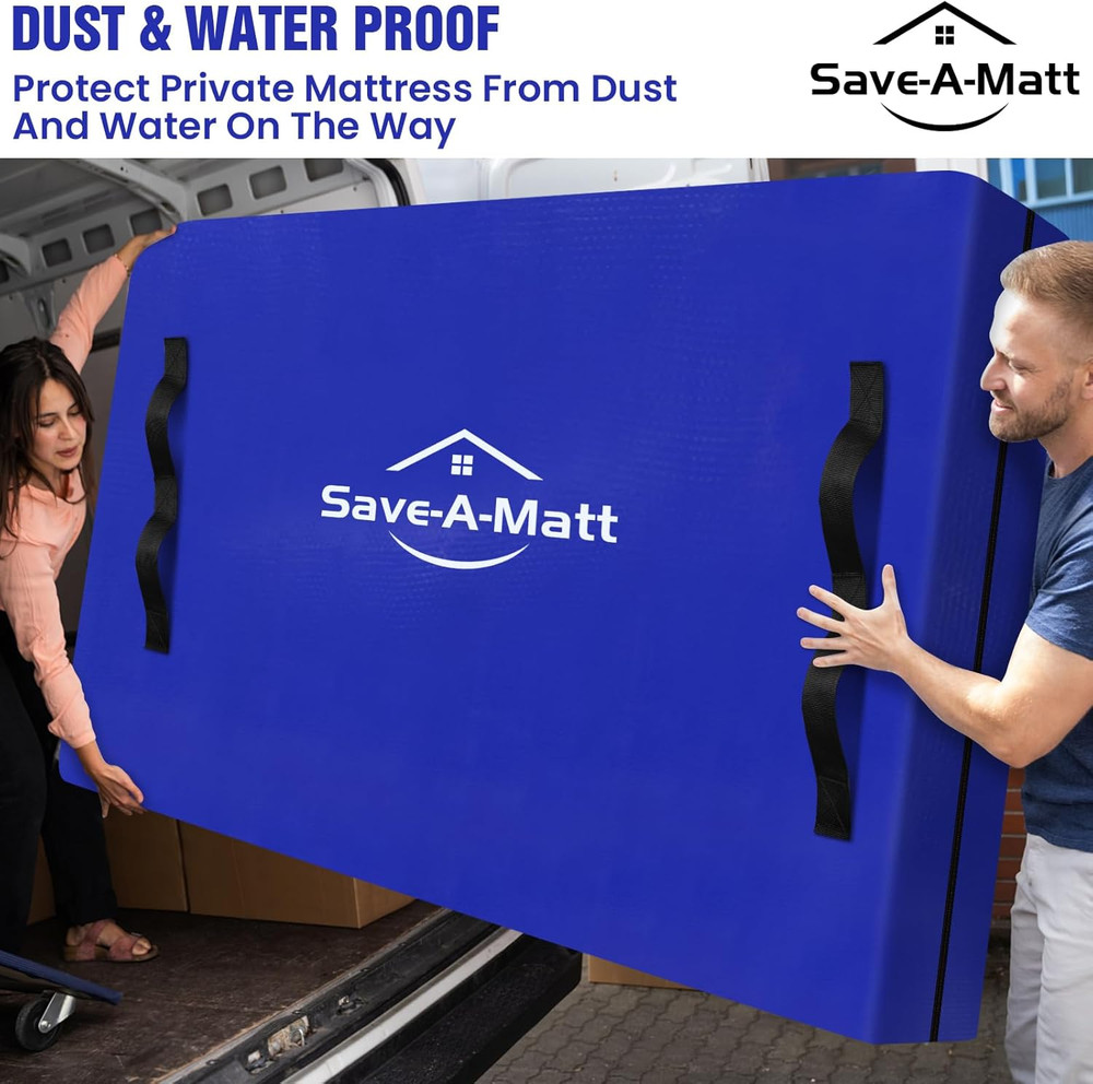 Queen Mattress Moving Bags - 2 Pack, Extra Thick & Waterproof Protector