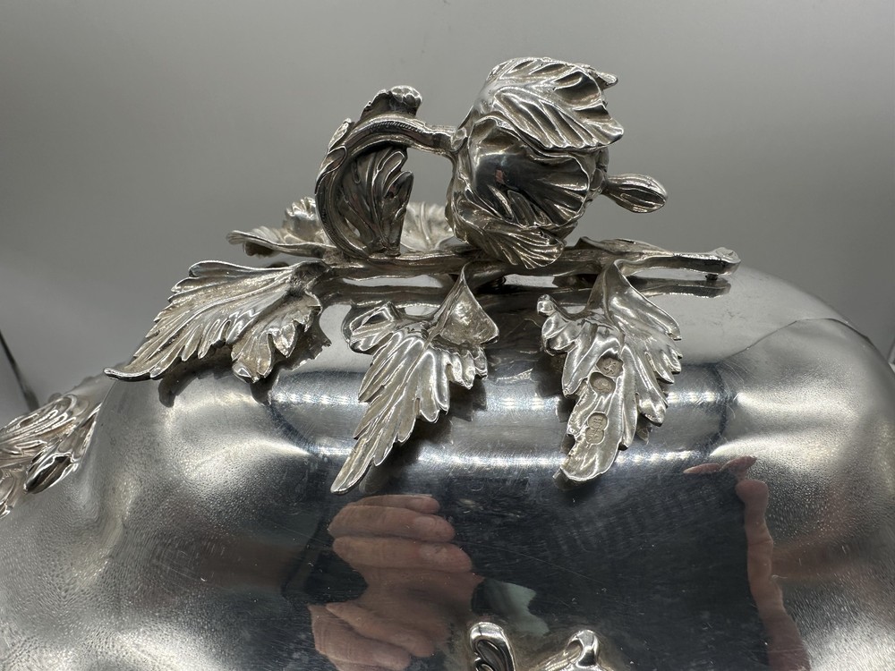 William Ker Reid Sterling Silver Soup Tureen Dated 1842