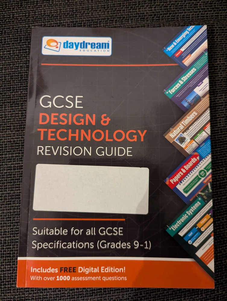 GCSE Design & Technology Revision Guide (for all GCSE 9-1 Specifications)