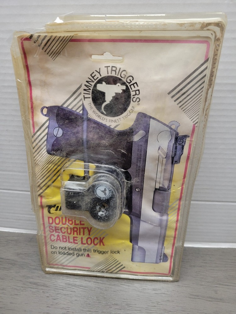 Timney Triggers Double Security Cable Gun Lock Trigger Lock Unopened