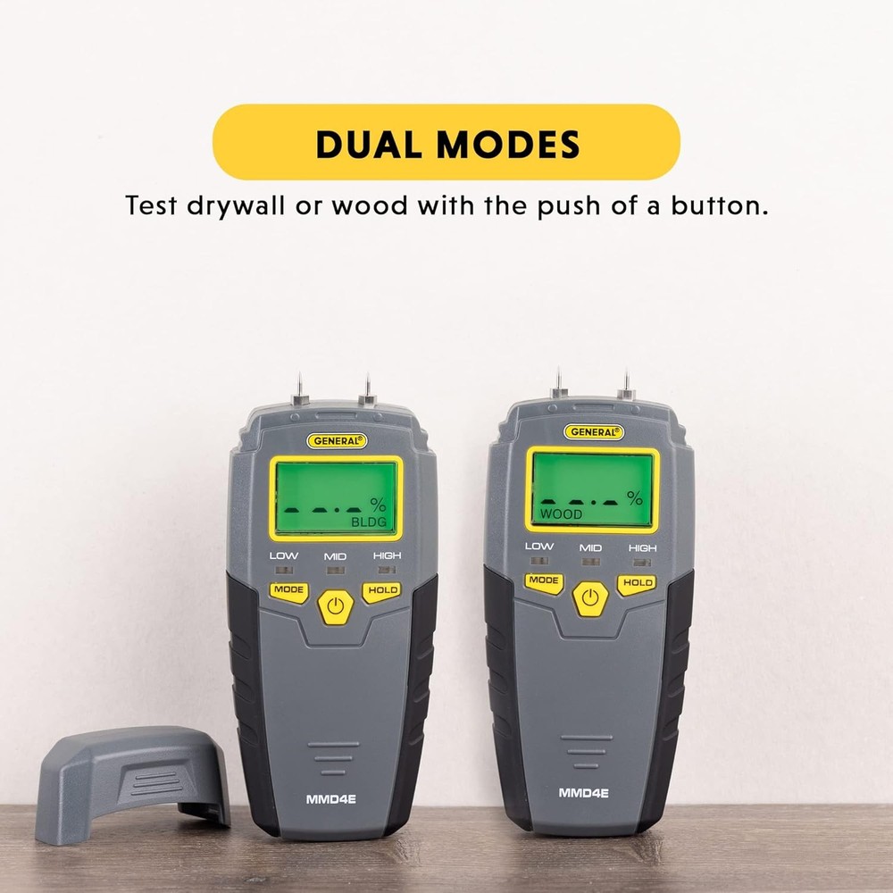 Digital Moisture Meter Pin Type Water Leak Detector LCD Display