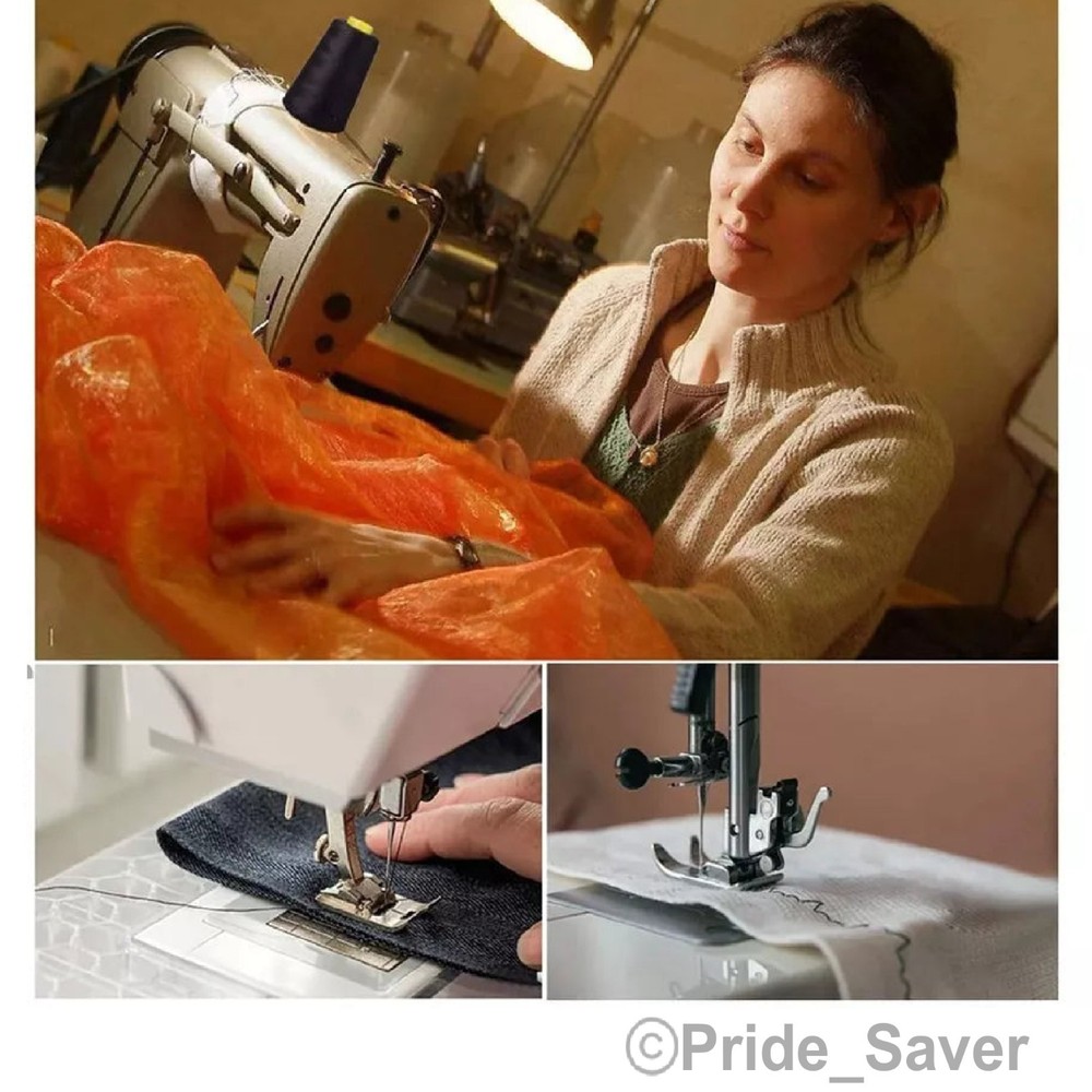 2500 Yard Each Spools BLACK Sewing Thread All Purpose 100% Polyester (4 Pack)