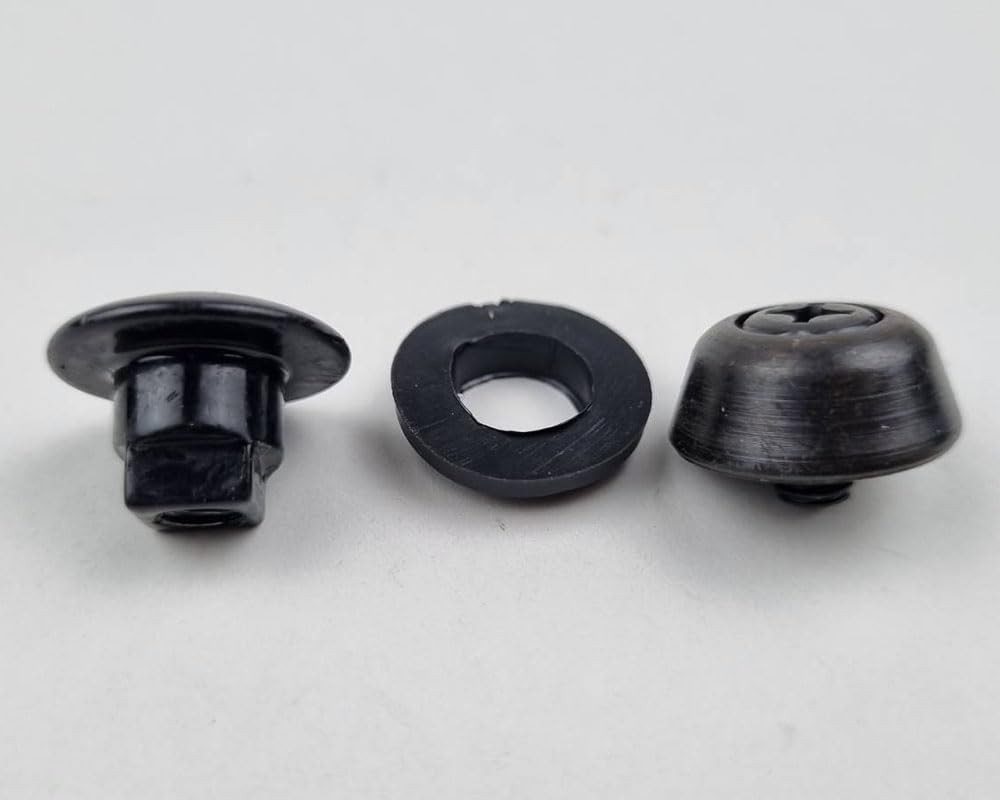 Motorstorex - Replacement Rear Window Latch Bolt Nut Screw Black Cab
