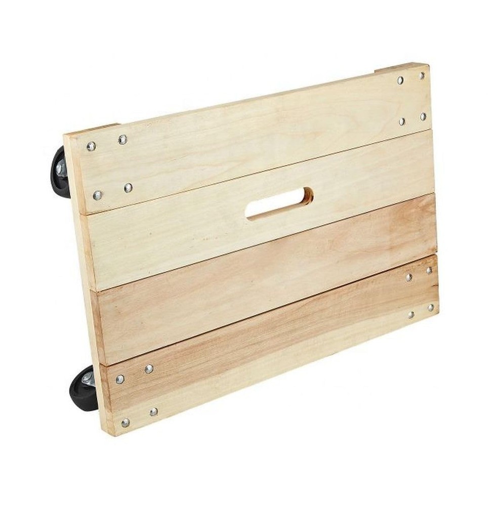 24-372 24in. x 16in. 1000 lb. Capacity Hardwood Solid Deck Dolly