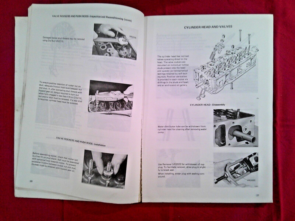 Vauxhall Cavalier Factory Workshop Manual for Engine & Clutch from 1978.