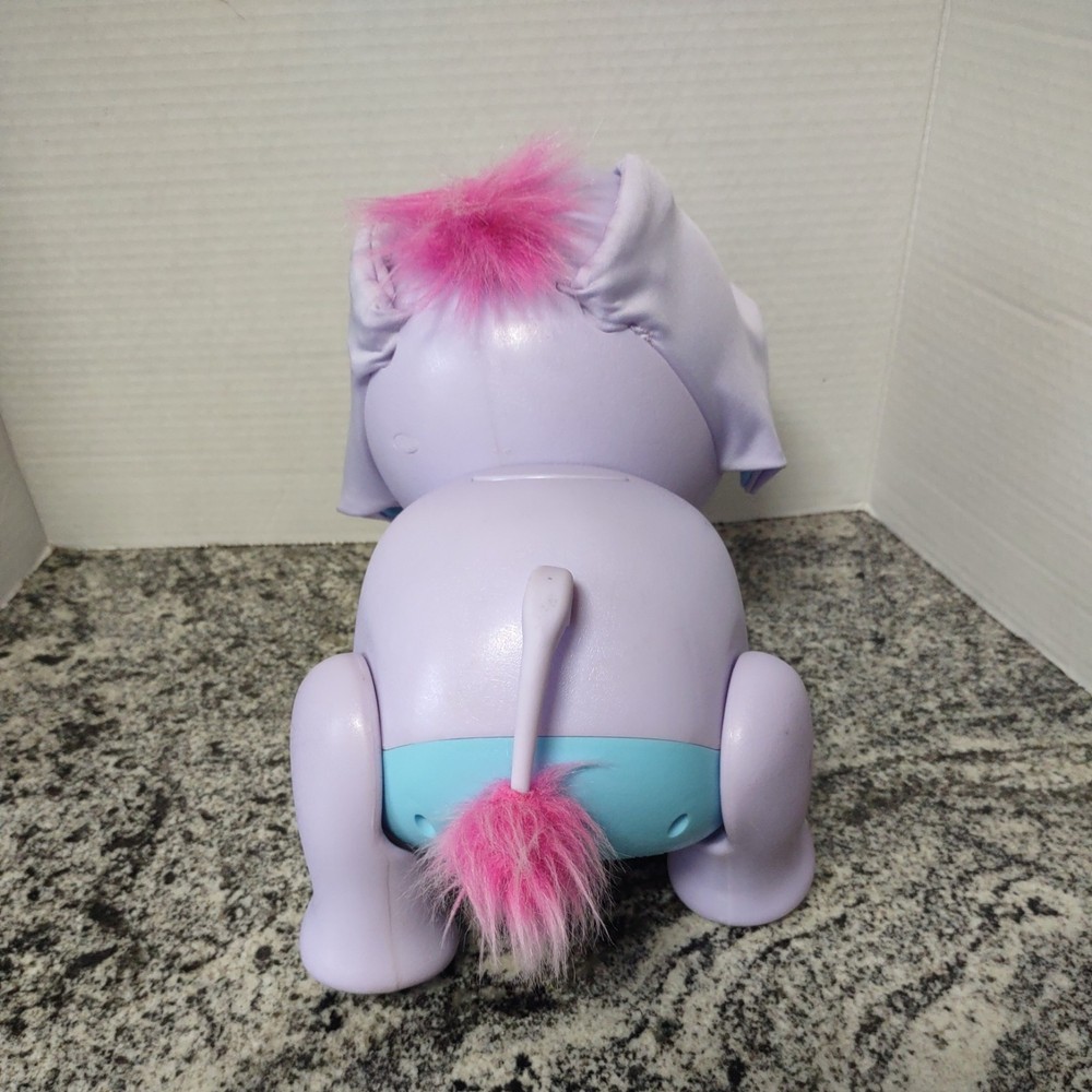 Spin Master Juno My Baby Elephant Sounds Talks burps Interactive Toy Works