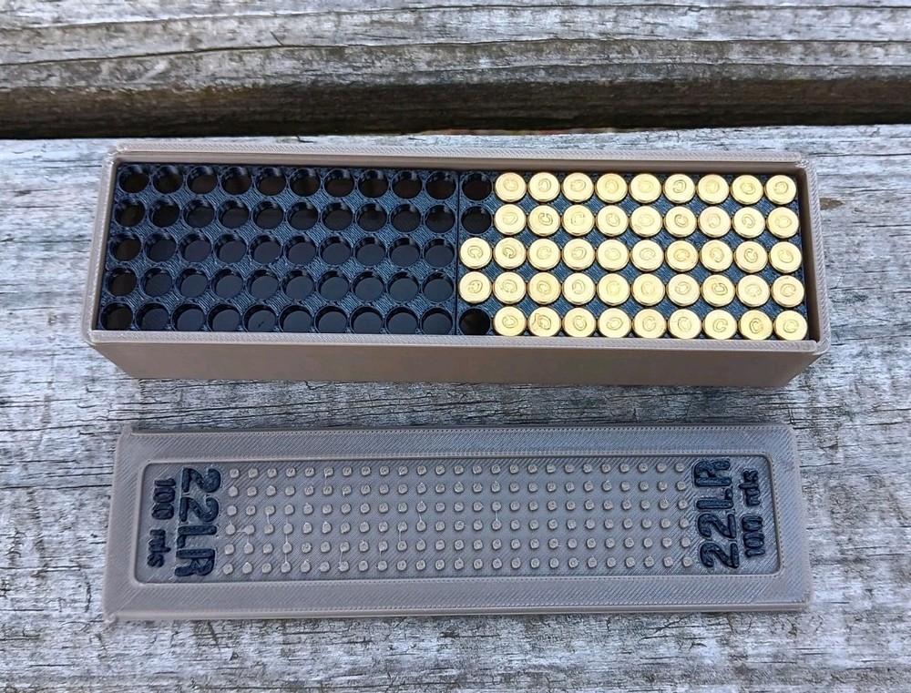 22LR Ammo Box 100rd Capacity (3 Pack)