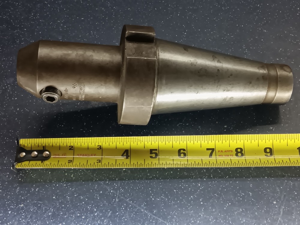Weldon NMTB50 7/8 ID Solid End Mill Taper Tool Holder Milling Lathe Tooling .875