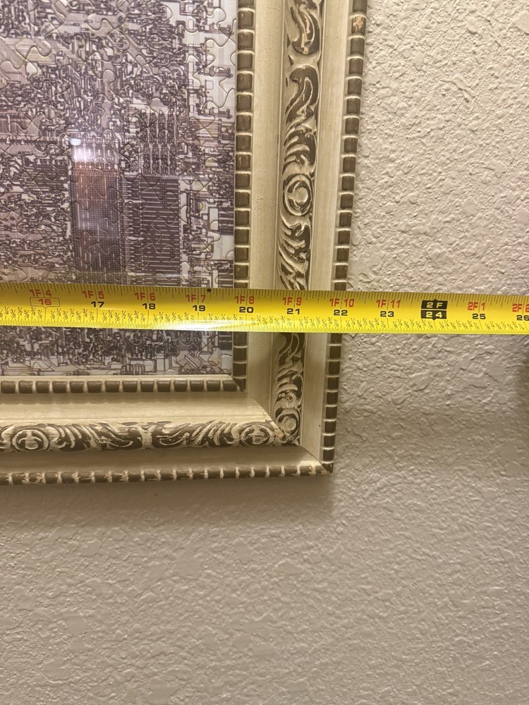 The Intel 8086 Framed Puzzle- An 8-bit Microprocessor Wall Art