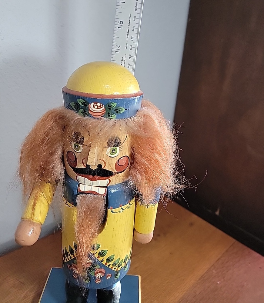 Large Handmade? Nutcracker 1980'S Very Unique