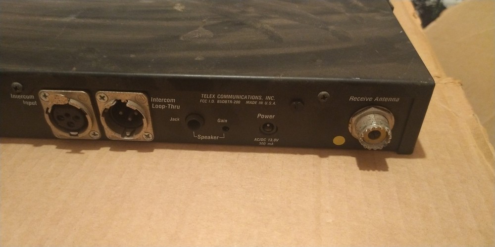 RTS Telex BTR-200 II 70683-04 Headset Intercom Base Station Transmitter Receiver