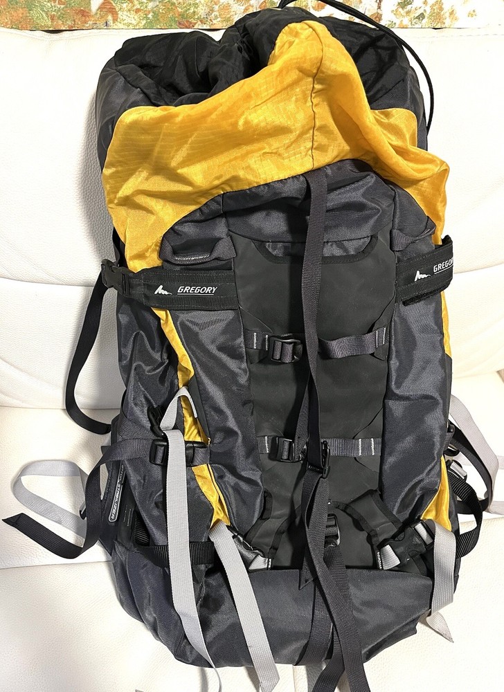 Gregory Alpinisto 55 Climbing/Mountaineering Backpack Large Yellow Black