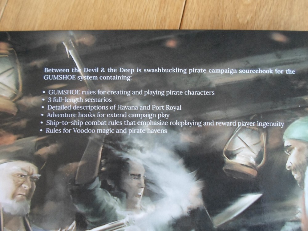 Between the Devil & the Deep Hardback RPG (MINT/NEW)