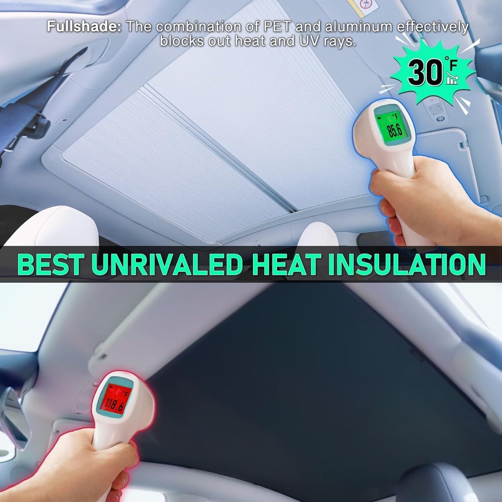 Retractable Sunshade for Tesla Model Y 2020-2025