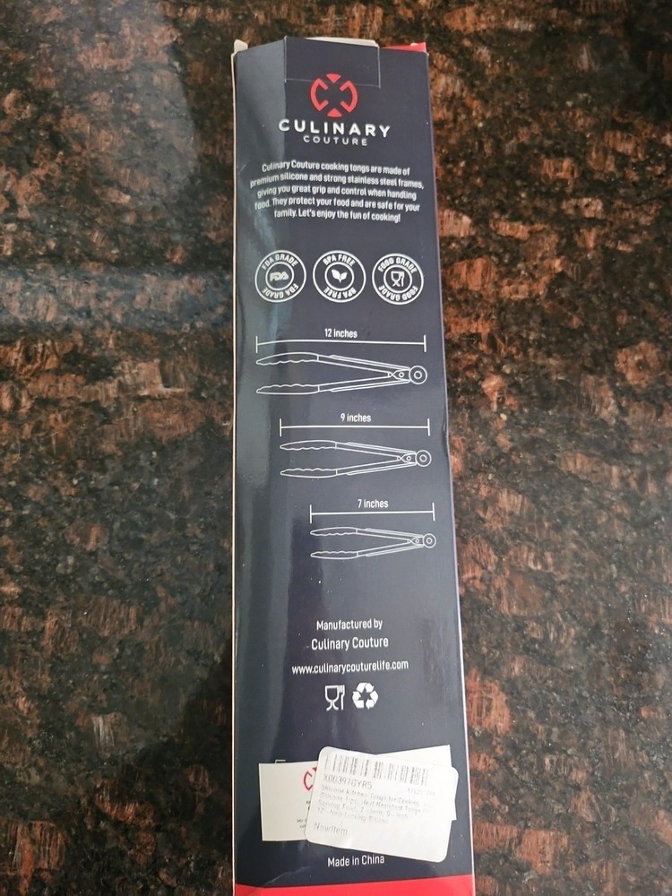 kitchen tongs silicone