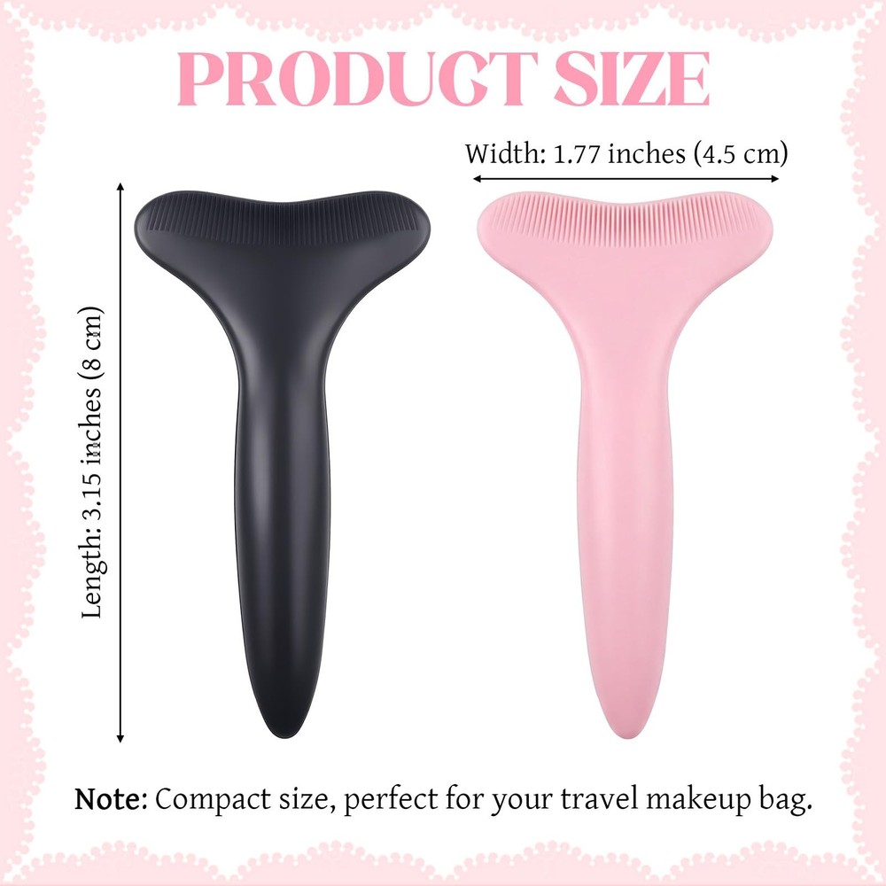 Mascara Shield Applicator Guard - Reusable Eyeliner Stencils Eyeshadow Tool