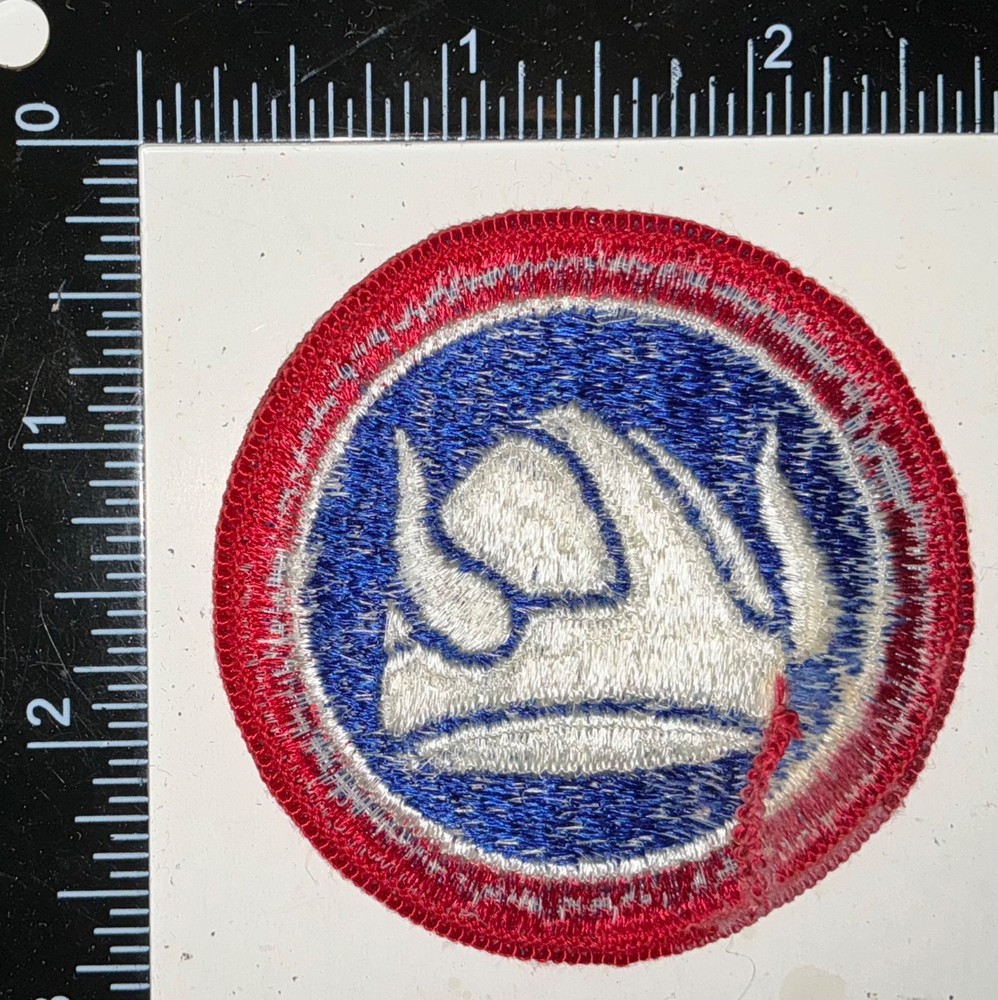 Later Post Korean War US Army 47th Infantry Division Patch MERROWED EDGE WORN